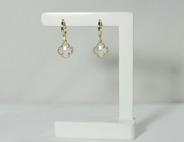 ARGOLAS TREVO CRISTAL - Imagem 3