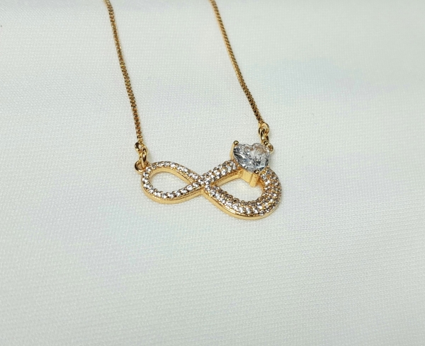 COLAR INFINITO CRAVEJADO - Imagem 2