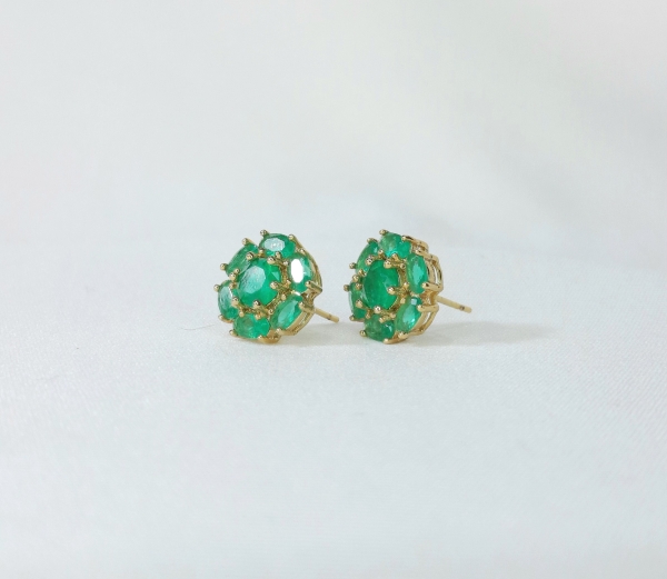 BRINCO FLORAL VERDE - Imagem 2