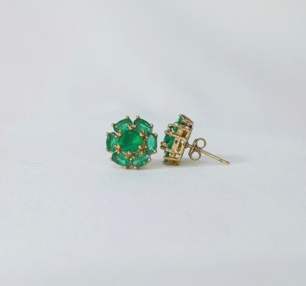 BRINCO FLORAL VERDE - Imagem 3