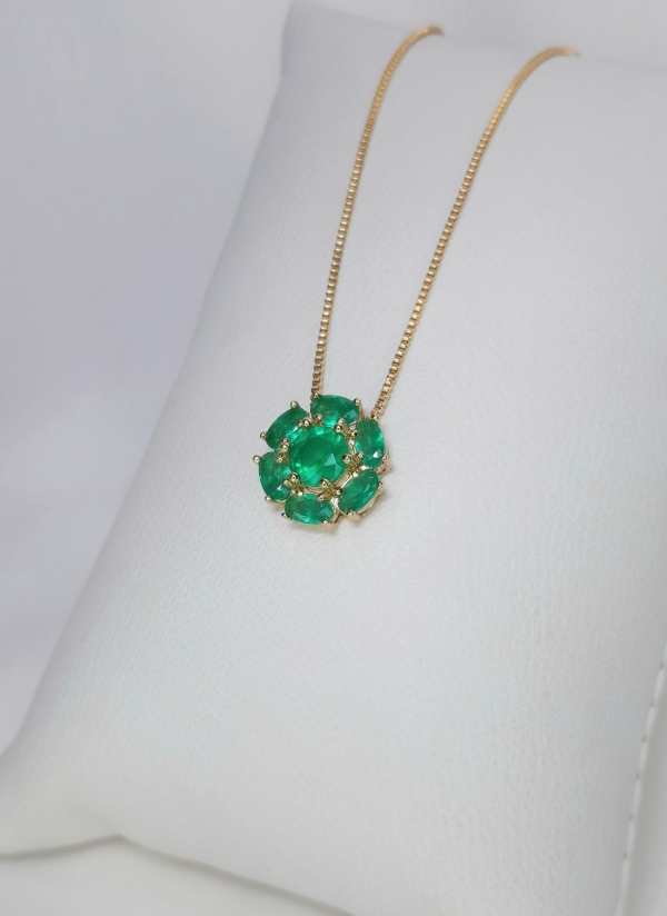COLAR FLORAL VERDE - Imagem 2