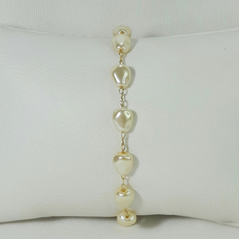 PULSEIRA PÉROLAS ASSIMÉTRICAS