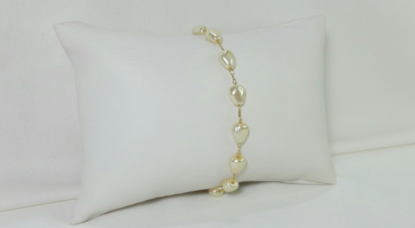 PULSEIRA PÉROLAS ASSIMÉTRICAS - Imagem 2