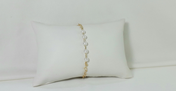 PULSEIRA PÉROLAS PEQUENAS - Imagem 3