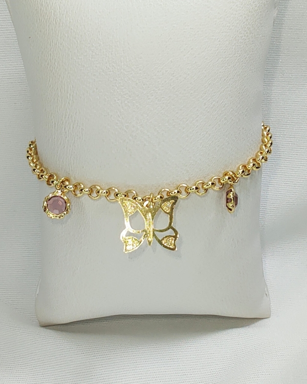 PULSEIRA BORBOLETA LAVANDA - Imagem 4