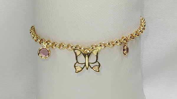 PULSEIRA BORBOLETA LAVANDA