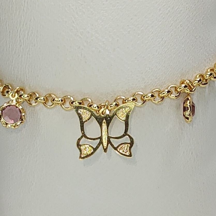 PULSEIRA BORBOLETA LAVANDA