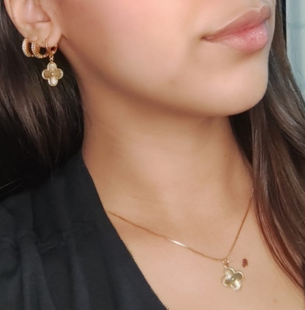 CONJUNTO TREVO DOURADO - Imagem 2